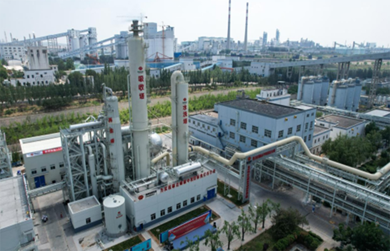 国内某电厂烟气二氧化碳捕集示范装置.jpg 国内某电厂烟气二氧化碳捕集示范装置.jpg